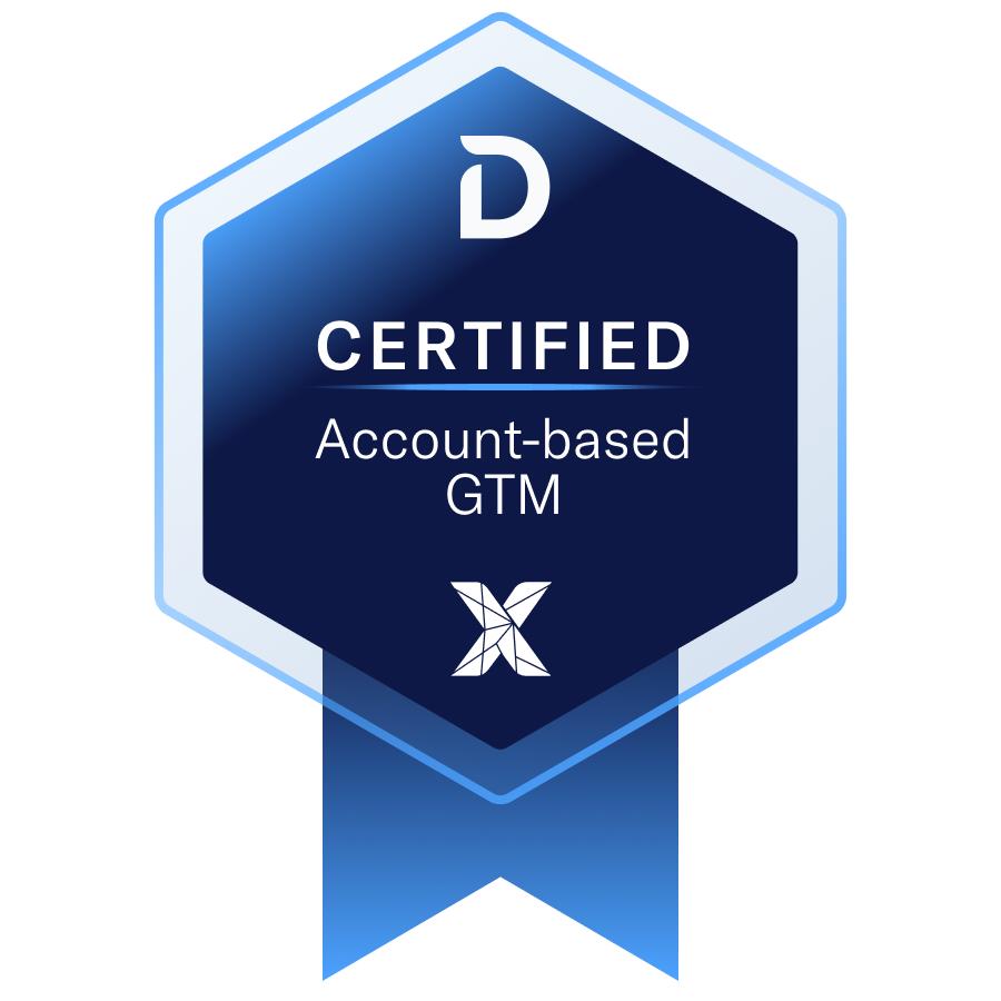 Account-Based GTM Certification badge