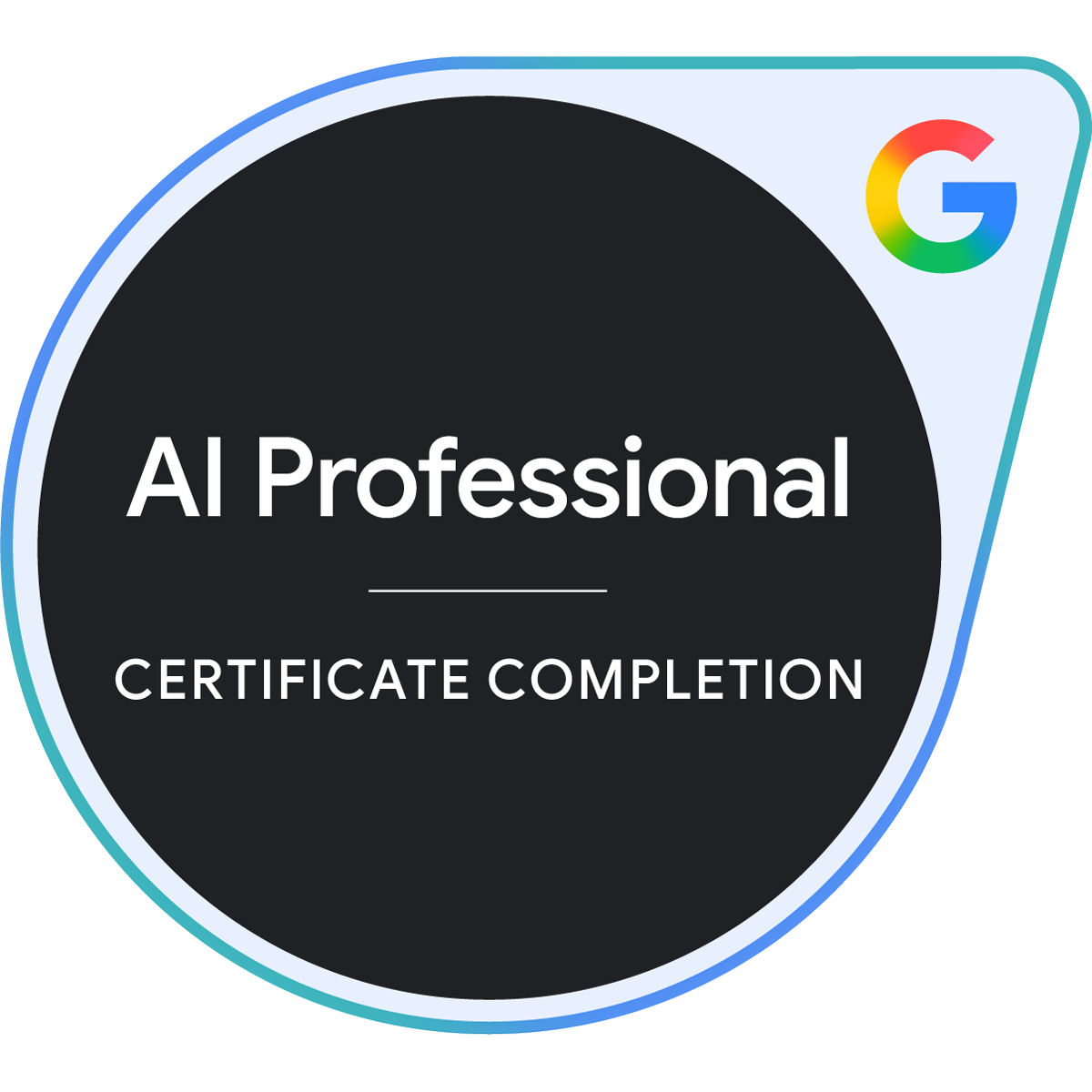 Google AI Professional badge